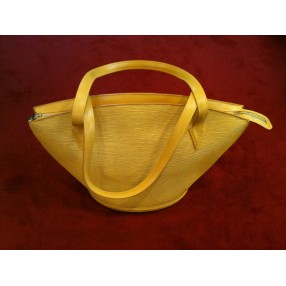 Sac Louis Vuitton St Jacques en cuir épi jaune