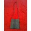 Pochette Hermès en tissu gris