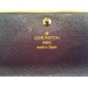 Portefeuille Louis Vuitton en cuir épi jaune