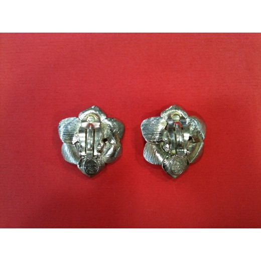 Boucles d'oreilles Christian Dior Fleur
