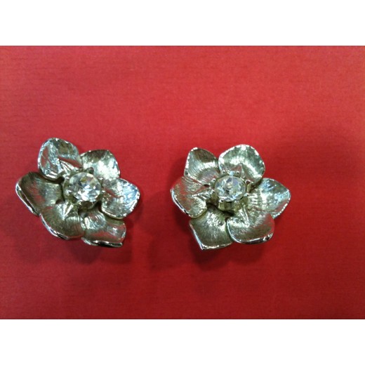 Boucles d'oreilles Christian Dior Fleur