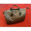 Sac Louis Vuitton Speedy 30 en toile damier ébène