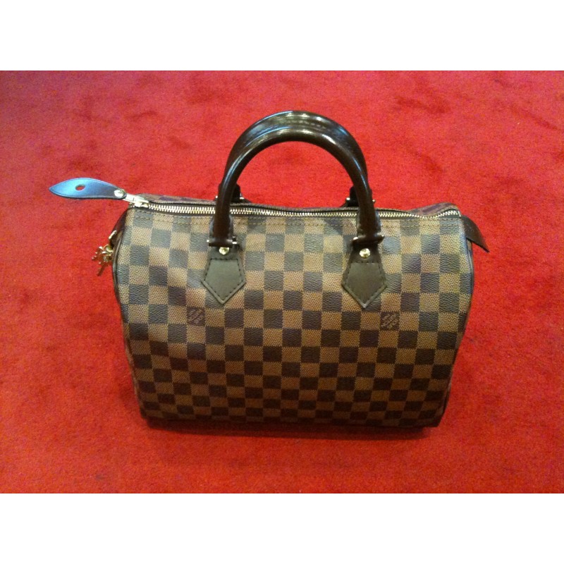 Sac Speedy 30 en toile damier ébène - Louis Vuitton