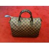 Sac Louis Vuitton Speedy 30 en toile damier ébène