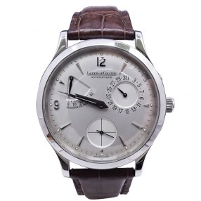 Montre Homme Jaeger Le coultre, bracelet cuir marron