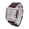 Montre Borel, cuir marron