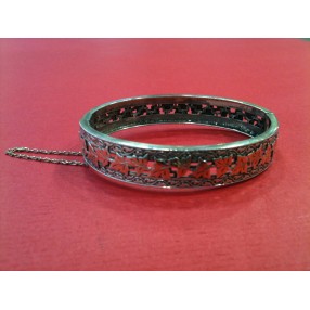 Bracelet ancien en argent et or