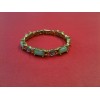 Bracelet en jade et plaqué or