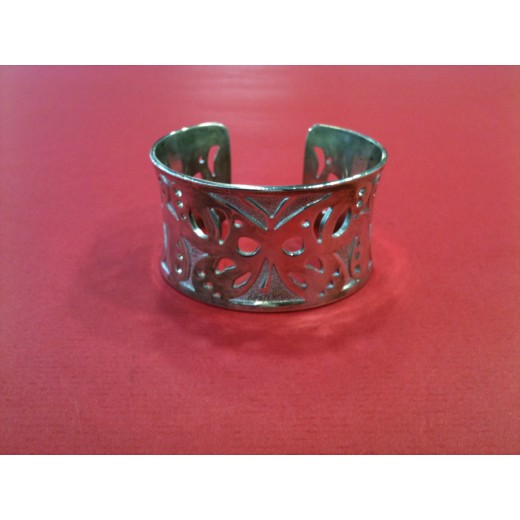 Bracelet manchette en argent