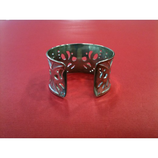 Bracelet manchette en argent