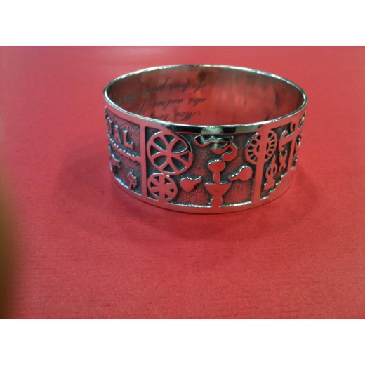 Bracelet Basque Ancien - Bijou Traditionnel à Blasons - Occasion - Pièce De Collection