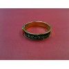 Bracelet Hermès Clic  Clac Vintage imprimé fond noir