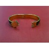 Bracelet Hermès Clic  Clac Vintage imprimé fond noir