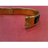 Bracelet Hermès Clic  Clac Vintage imprimé fond noir
