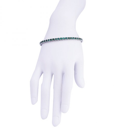 Bracelet d'occasion emeraudes
