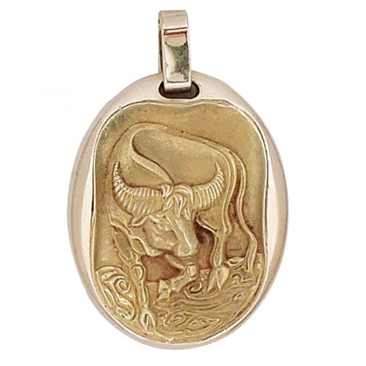 Pendentif  cartier zodiaque en or