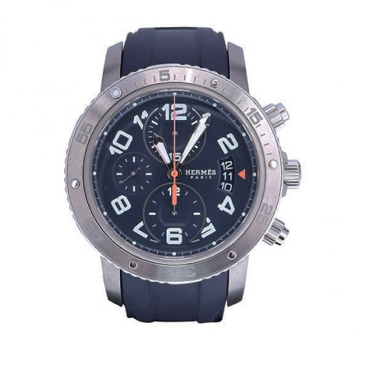 Montre HERMES Clipper Chrono Maxi Titane