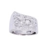 Bague Tank en or blanc et diamants