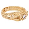 Bracelet ancien en or jaune 18 K et diamants