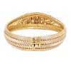 Bracelet ancien en or jaune 18 K et diamants