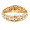 Bracelet ancien en or jaune 18 K et diamants