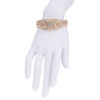 Bracelet ancien en or jaune 18 K et diamants