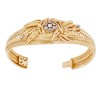 Bracelet ancien en or jaune 18 K et diamants