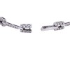 Bracelet en or blanc et diamants