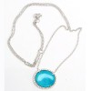 pendentif Turquoise et diamants