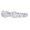 Bracelet en or blanc et diamants