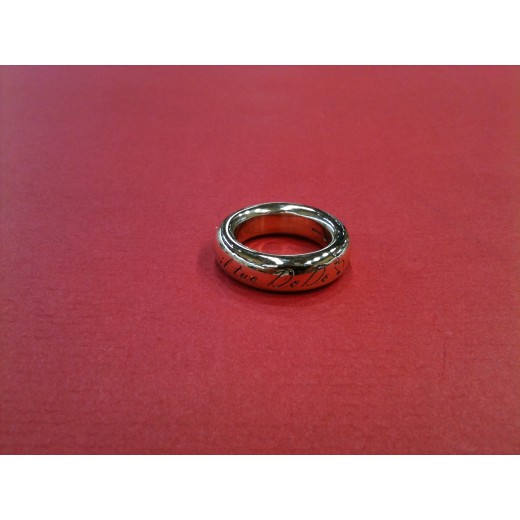 Bague jonc Dodo Pomellato en or rose 9 K