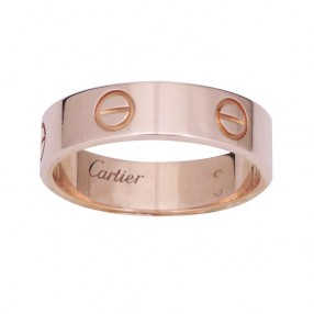 Bague Cartier Love en or rose 18 K