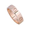 Bague Cartier Love en or rose 18 K