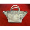 Sac Céline Luggage en cuir grainé blanc cassé