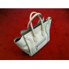 Sac Céline Luggage en cuir grainé blanc cassé