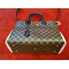 Sac Louis Vuitton Normandy en toile damier ébène et cuir magnolia