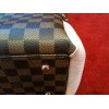 Sac Louis Vuitton Normandy en toile damier ébène et cuir magnolia