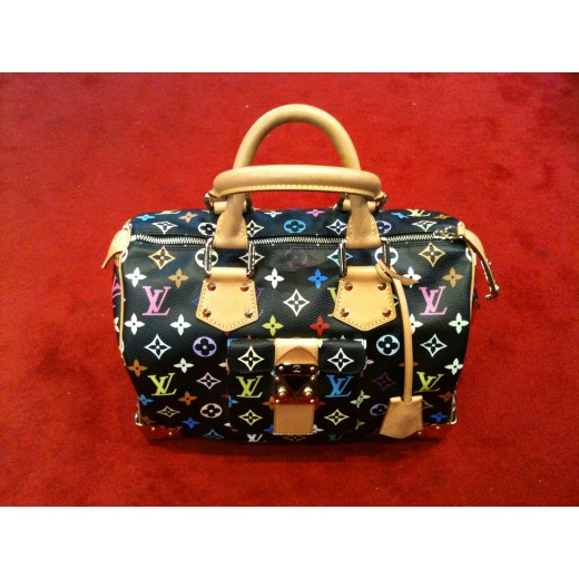 Sac Louis Vuitton Speedy 30 en toile monogram multicolore