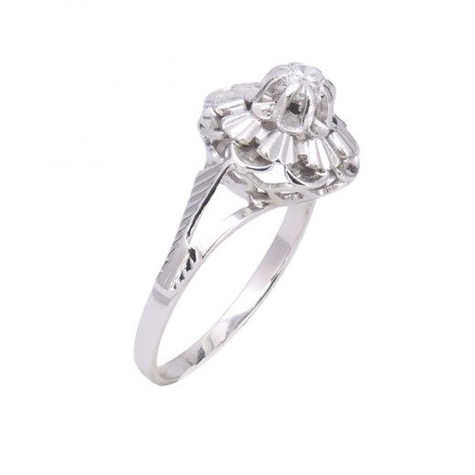 bague ancienne or et diamants