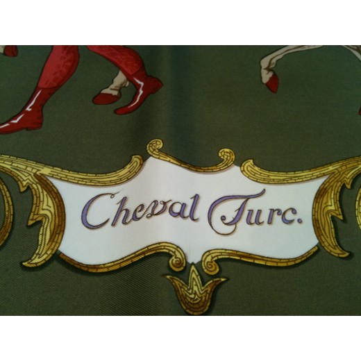 Carré Hermès Cheval Turc en soie