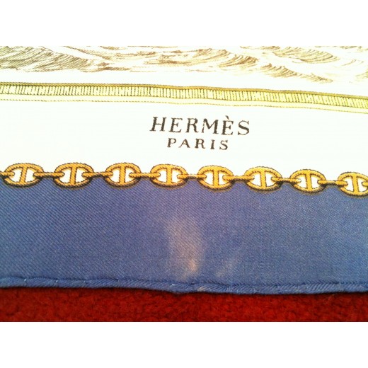 Carré Hermès Vieille Marine en soie