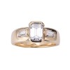 Bague en or 18 K et diamants