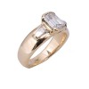 Bague en or 18 K et diamants