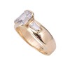 Bague en or 18 K et diamants