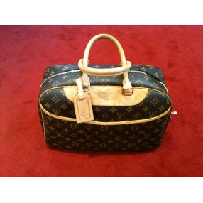 Sac Louis Vuitton Bowling Vanity en toile monogram