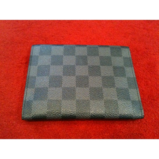 Pochette Louis Vuitton en toile damier graphite