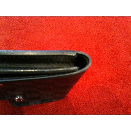 Pochette Louis Vuitton en toile damier graphite