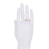 Bague solitaire en or 18 K et diamant