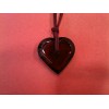 Pendentif Baccarat Coeur en cristal rouge