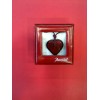 Pendentif Baccarat Coeur en cristal rouge